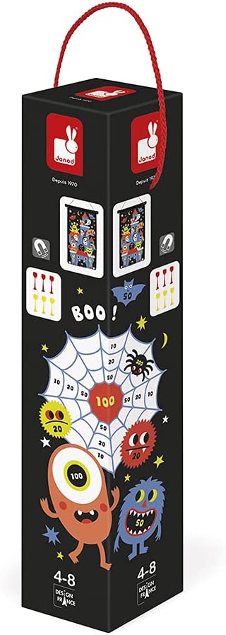 Janod Monsters Theme Magnetic Dart Game