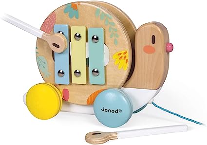 Buy Janod Pure Pull Along Snail for Kids