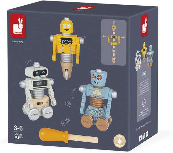 Construction robot toy