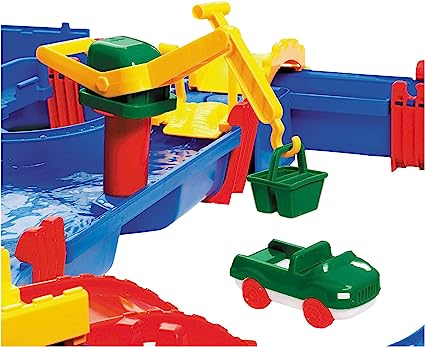 Aquaplay 8700001528 Megabridge Waterway Colourful Water Play Table