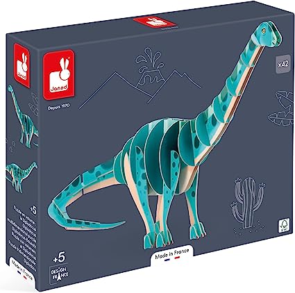 Janod - Dino Diplodocus Multidimensional Puzzle