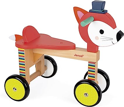Buy Janod – Baby Forest Wooden Fox Ride-On