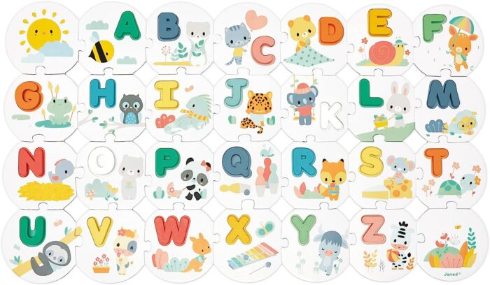 Buy Janod Pure Alphabet Puzzle for Kids