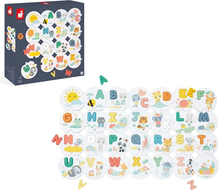 Buy Janod Pure Alphabet Puzzle for Kids Online